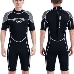 Black‎ and White Rash Guard with V-Shaped Design